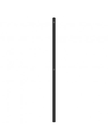Testiera in Metallo Nero 180 cm