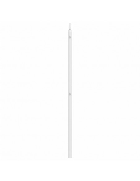 Testiera in Metallo Bianco 193 cm