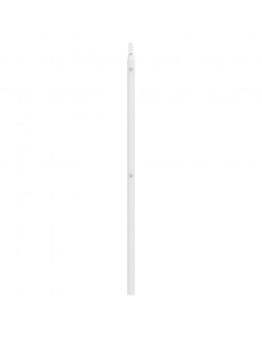 Testiera in Metallo Bianco 180 cm