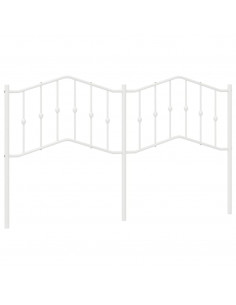 Testiera in Metallo Bianco 160 cm 2