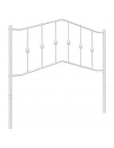 Testiera in Metallo Bianco 100 cm 2