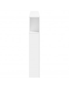 Testiera LED Bianca 160x18,5x103,5 cm Legno Multistrato 2