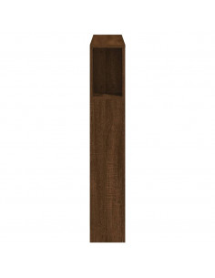 Testiera LED Rovere Marrone 100x18,5x103,5 cm Legno Multistrato 2