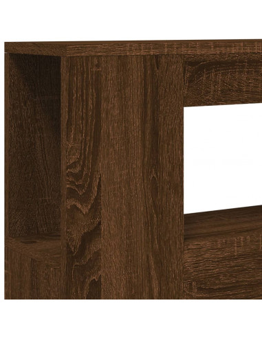 Testiera LED Rovere Marrone 100x18,5x103,5 cm Legno Multistrato