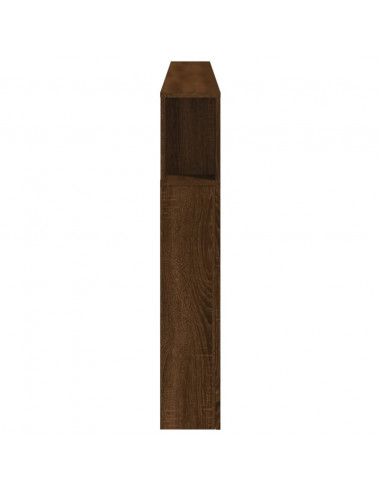 Testiera LED Rovere Marrone 220x18,5x103,5 cm Legno Multistrato