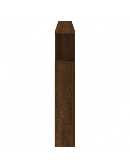 Testiera LED Rovere Marrone 220x18,5x103,5 cm Legno Multistrato