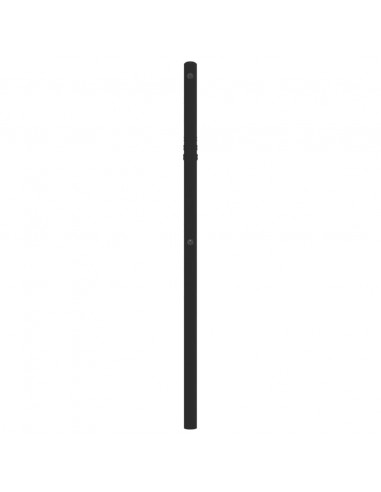 Testiera in Metallo Nero 90 cm
