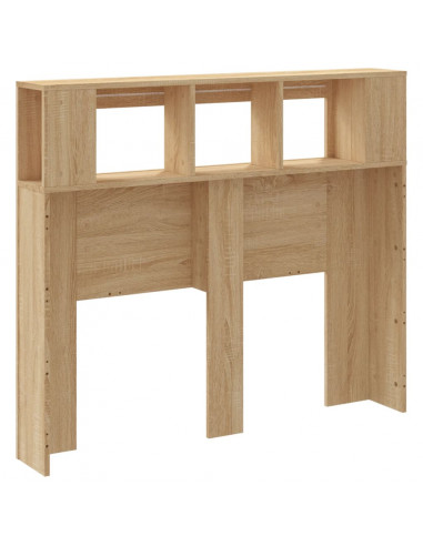 Testiera LED Rovere Sonoma 120x18,5x103,5 cm Legno Multistrato