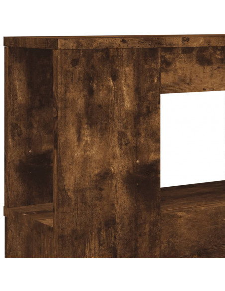 Testiera LED Rovere Fumo 120x18,5x103,5 cm Legno Multistrato