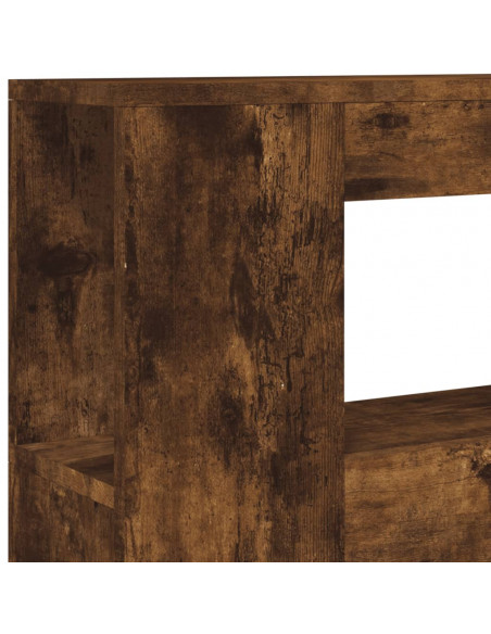 Testiera LED Rovere Fumo 100x18,5x103,5 cm Legno Multistrato