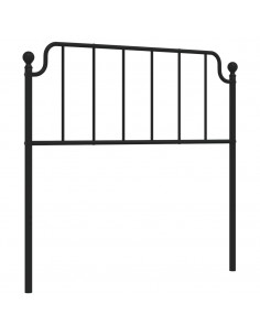 Testiera di Ricambio in Metallo Nero 100 cm 2