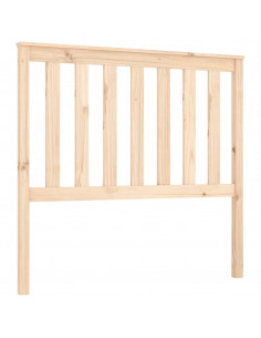 Testiera per Letto 106x6x101 cm in Legno Massello di Pino 2