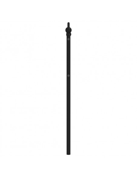 Testiera in Metallo Nero 75 cm