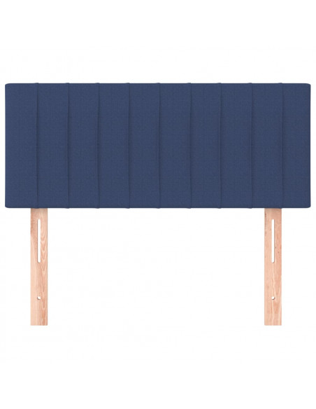 Testiera Blu 80x5x78/88 cm in Tessuto