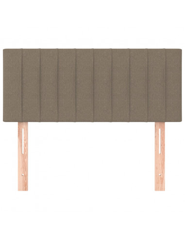 Testiera Tortora 90x5x78/88 cm in Tessuto