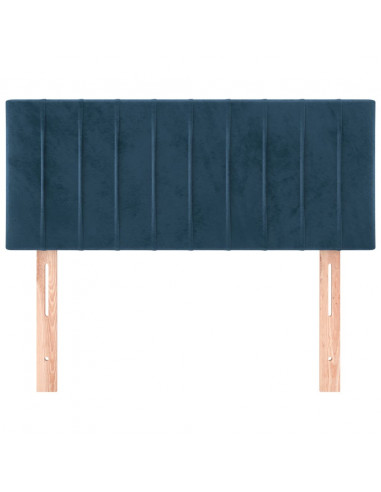 Testiera Blu scuro 90x5x78/88 cm in Tessuto