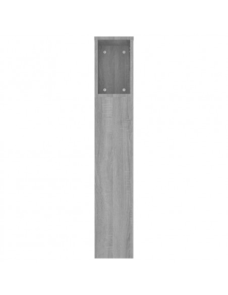 Testiera con Scomparti Grigio Sonoma 220x18,5x104,5 cm
