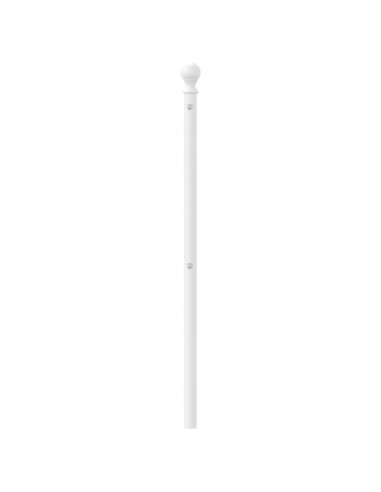 Testiera in Metallo Bianco 107 cm