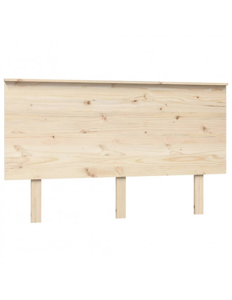 Testiera per Letto 139x6x82,5 cm Legno Massello di Pino
