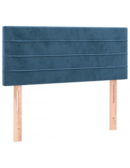 Testiera Blu Scuro 80x5x78/88 cm in Velluto