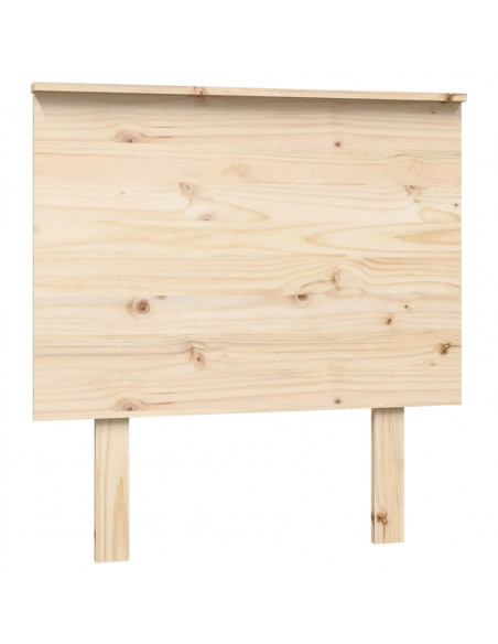 Testiera per Letto 79x6x82,5 cm Legno Massello di Pino