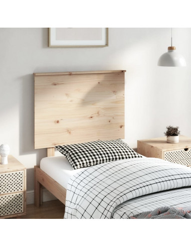 Testiera per Letto 79x6x82,5 cm Legno Massello di Pino