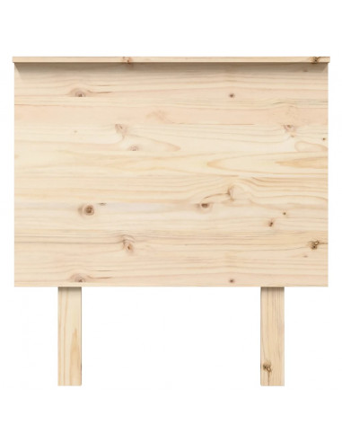 Testiera per Letto 79x6x82,5 cm Legno Massello di Pino