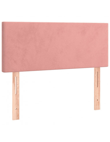 Testiera Rosa 80x5x78/88 cm in Velluto