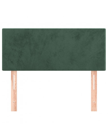 Testiera Verde Scuro 100x5x78/88 cm in Velluto