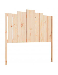 Testiera per Letto 106x4x110 cm in Legno Massello di Pino 2