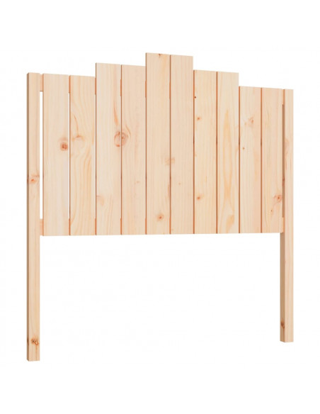 Testiera per Letto 106x4x110 cm in Legno Massello di Pino