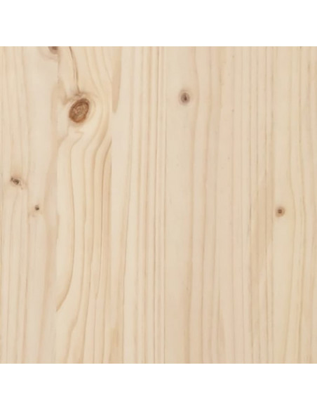 Testiera per Letto 106x4x110 cm in Legno Massello di Pino
