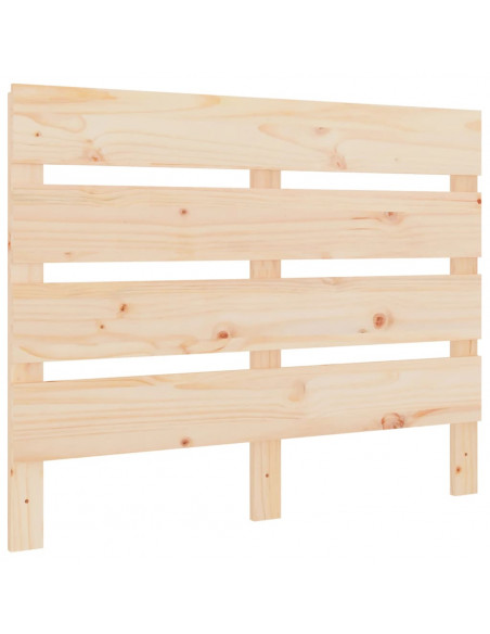 Testiera per Letto 90x3x80 cm in Legno Massello di Pino