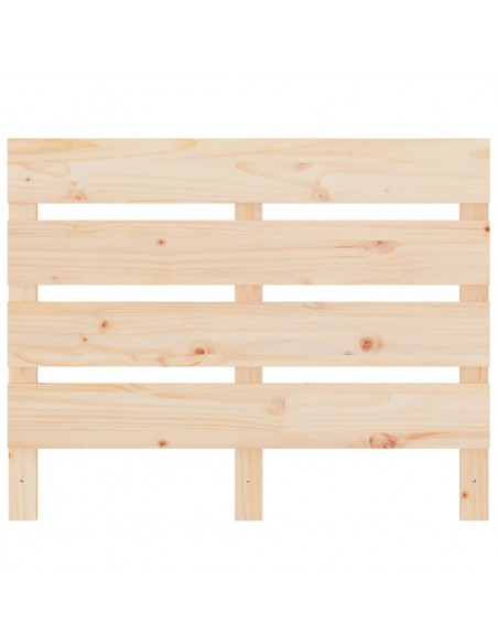 Testiera per Letto 90x3x80 cm in Legno Massello di Pino