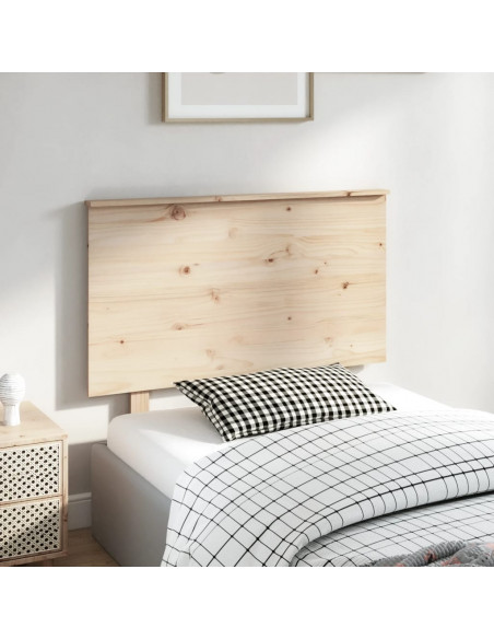 Testiera per Letto 104x6x82,5 cm Legno Massello di Pino