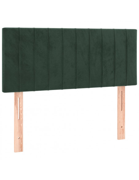 Testiera Verde Scuro 80x5x78/88 cm in Velluto