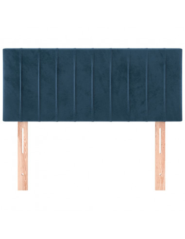 Testiera Blu Scuro 80x5x78/88 cm in Velluto