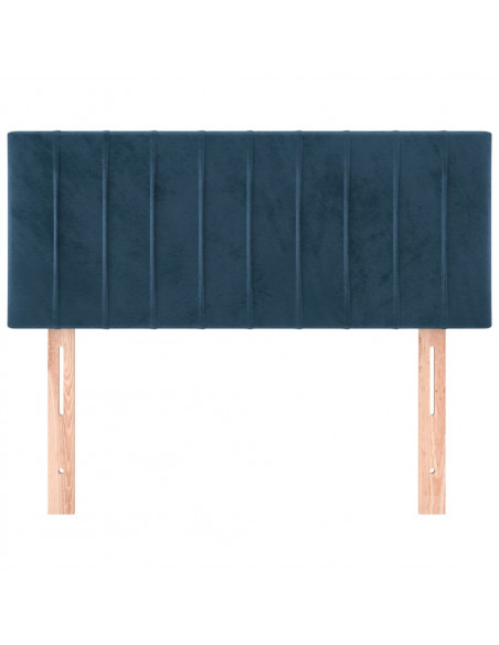 Testiera Blu Scuro 80x5x78/88 cm in Velluto