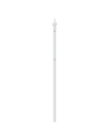 Testiera in Metallo Bianco 100 cm
