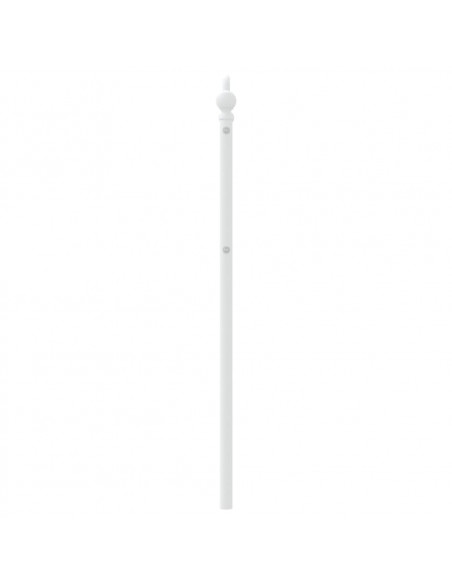 Testiera in Metallo Bianco 100 cm