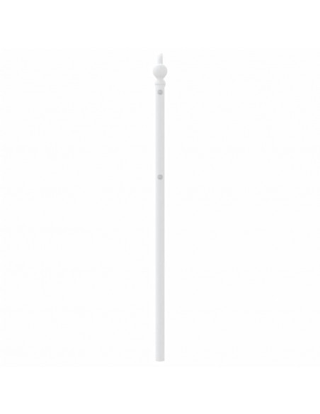 Testiera in Metallo Bianco 107 cm