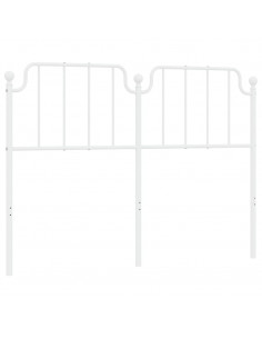 Testiera in Metallo Bianco 150 cm 2