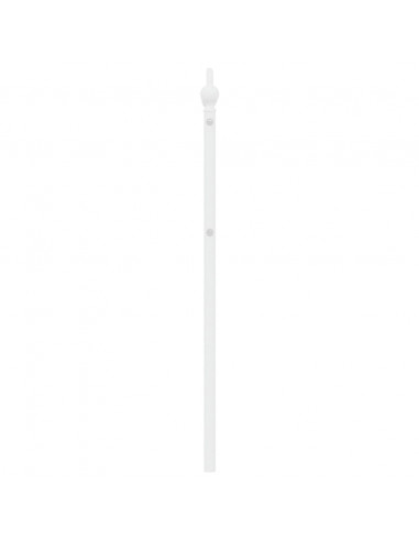 Testiera in Metallo Bianco 180 cm