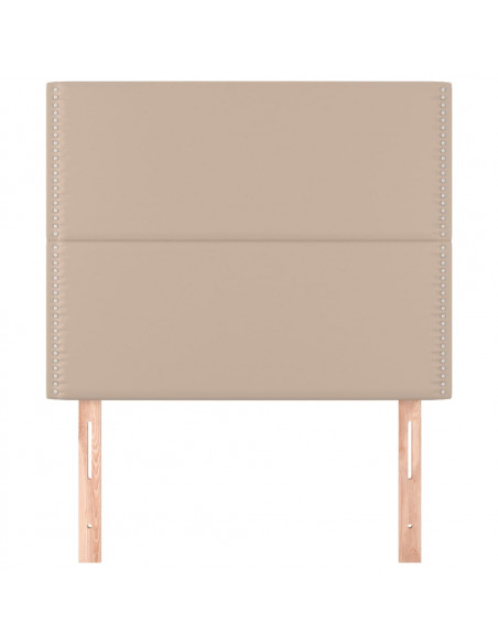 Testiere 2 pz Cappuccino 100x5x78/88 cm in Similpelle
