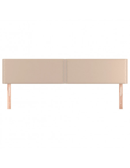 Testiere 2 pz Cappuccino 100x5x78/88 cm in Similpelle