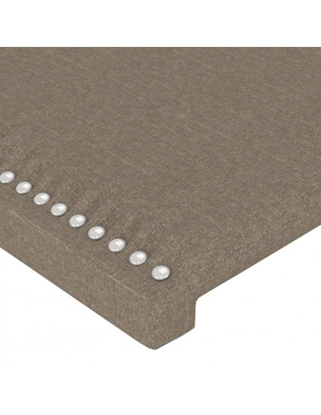 Testiera 2 pz Tortora 90x5x78/88 cm in Tessuto