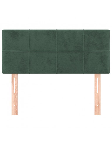 Testiera Verde Scuro 80x5x78/88 cm in Velluto