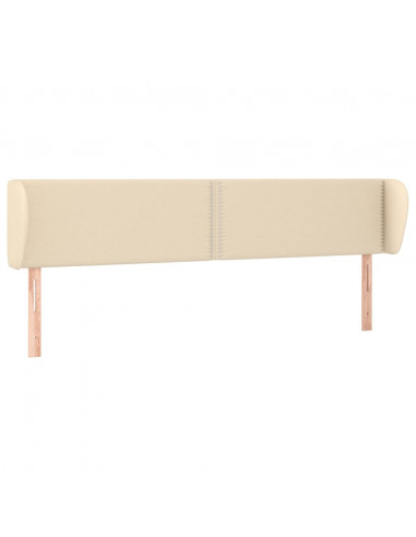 Testiera ad Orecchio Crema 183x23x78/88 cm in Tessuto