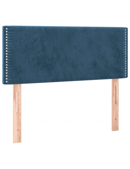 Testiera Blu Scuro 100x5x78/88 cm in Velluto