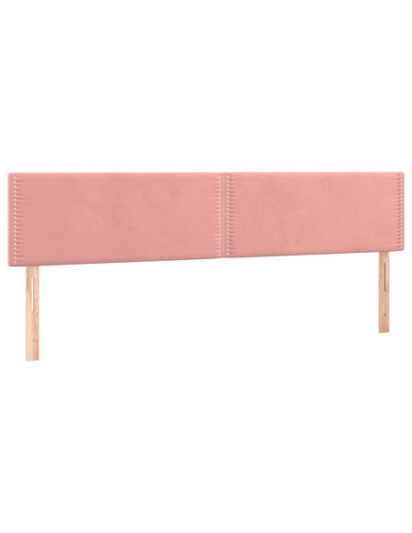 Testiere 2 pz Rosa 100x5x78/88 cm in Velluto